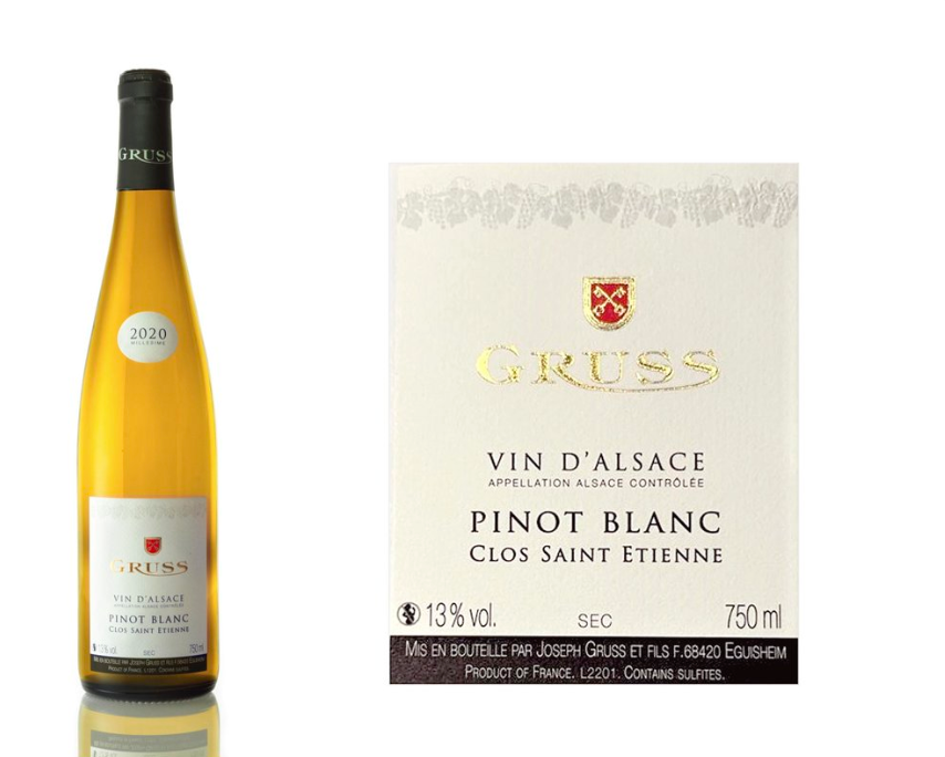 Gruss Alsace Pinot Blanc Clos Saint Etienne