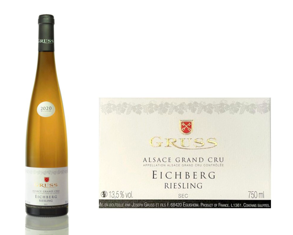 Gruss Alsace Riesling Grand Cru Eichberg