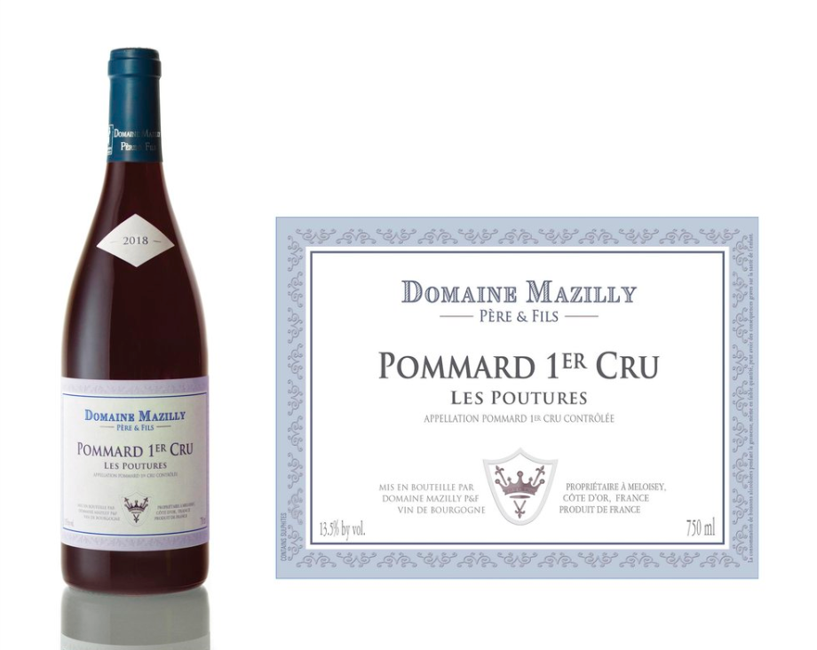 Mazilly Pommard Les Poutures 1er Cru