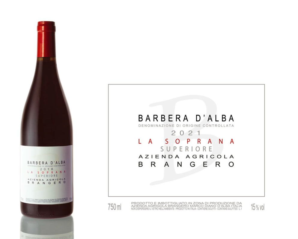Brangero Barbera d'Alba Soprana